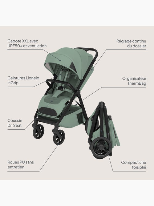 Poussette canne compacte lionelo bett- légère & pliable - légère & pliable - jusqu'à 22 kg - Kiabi Poussette canne compacte lionelo bett- légère & pliable - légère & pliable - jusqu'à 22 kg - Kiabi