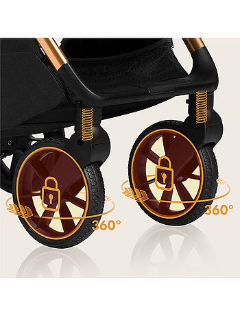 Poussette canne compacte LIONELO Cloe - Légère & pliable - Légère & pliable - Jusqu'à 22 Kg