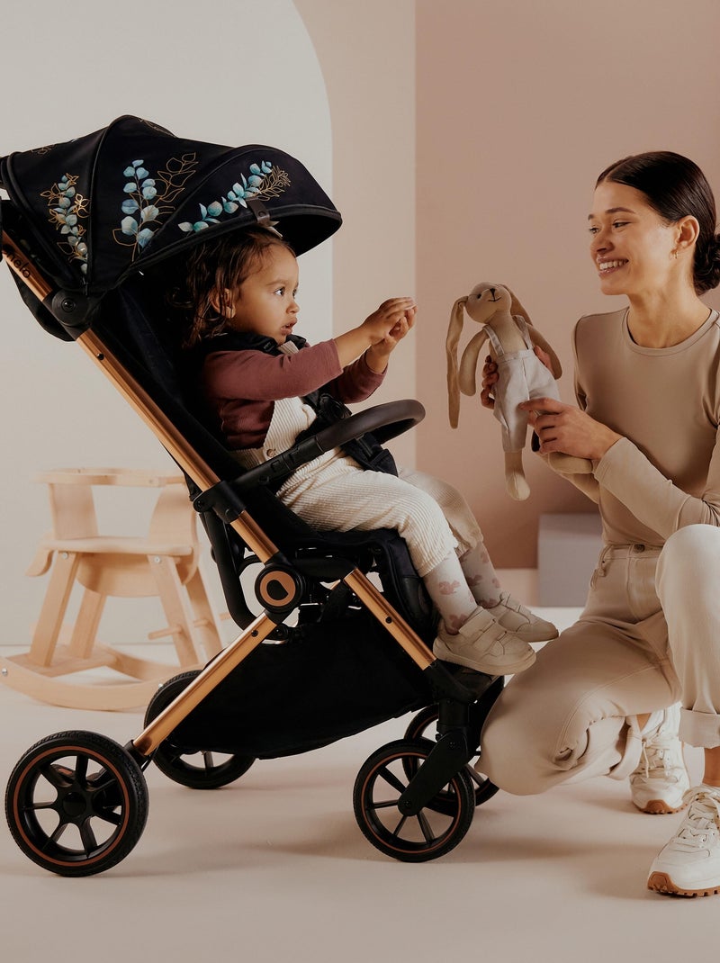 Poussette canne compacte LIONELO Cloe - Légère & pliable - Légère & pliable - Jusqu'à 22 Kg Noir Doré Bleu - Kiabi