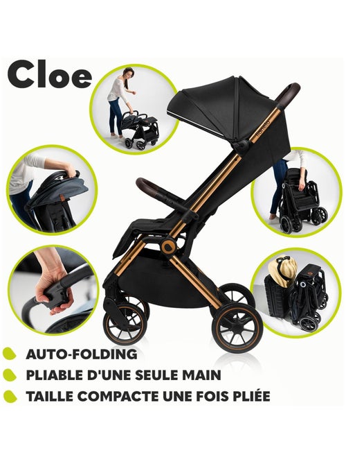 Poussette canne compacte LIONELO Cloe - Légère & pliable - Légère & pliable - Jusqu'à 22 Kg - Kiabi