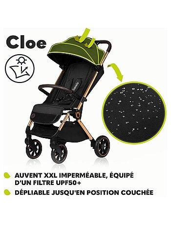 Poussette canne compacte LIONELO Cloe - Légère & pliable - Légère & pliable - Jusqu'à 22 Kg