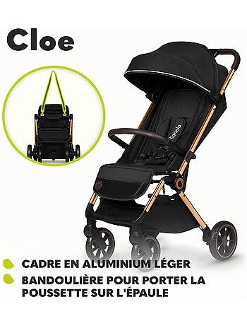 Poussette canne compacte LIONELO Cloe - Légère & pliable - Légère & pliable - Jusqu'à 22 Kg
