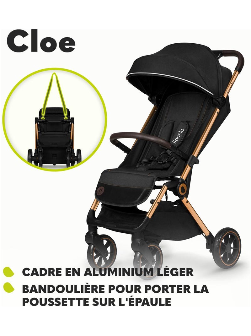 Poussette canne compacte LIONELO Cloe - Légère & pliable - Légère & pliable - Jusqu'à 22 Kg Noir Vert - Kiabi
