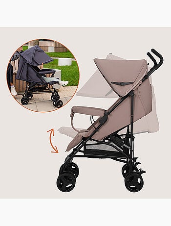 Poussette canne compacte LIONELO Elia - Légère - 6-36 mois - Moustiquaire incluse
