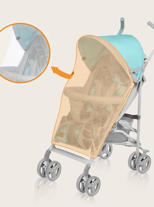 Poussette canne compacte LIONELO Elia - Légère - 6-36 mois - Moustiquaire incluse - Kiabi
