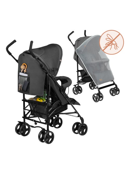 Poussette canne compacte LIONELO Elia - Légère - 6-36 mois - Moustiquaire incluse - Kiabi