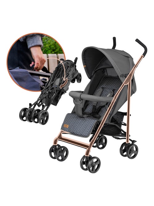 Poussette canne compacte LIONELO Elia - Légère - 6-36 mois - Moustiquaire incluse - Kiabi