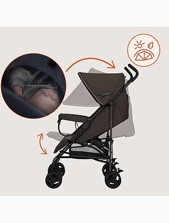 Poussette canne compacte LIONELO Elia - Légère - 6-36 mois - Moustiquaire incluse