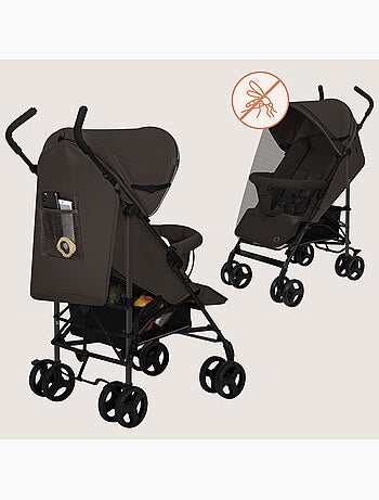 Poussette canne compacte LIONELO Elia - Légère - 6-36 mois - Moustiquaire incluse