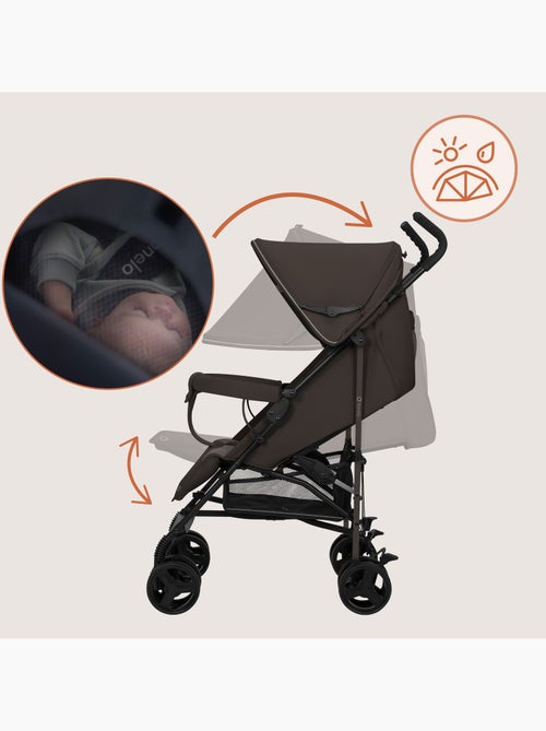 Poussette canne compacte LIONELO Elia - Légère - 6-36 mois - Moustiquaire incluse - Kiabi Poussette canne compacte LIONELO Elia - Légère - 6-36 mois - Moustiquaire incluse - Kiabi