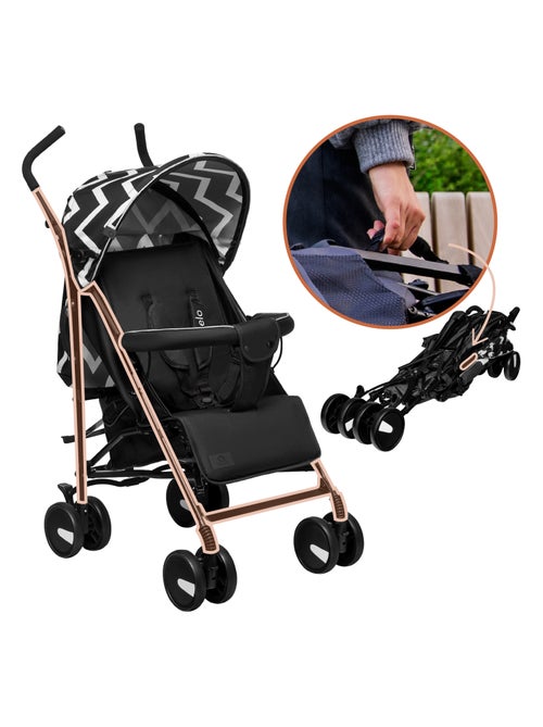 Poussette canne compacte LIONELO Elia - Légère - 6-36 mois - Moustiquaire incluse - Kiabi