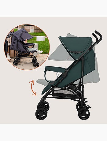 Poussette canne compacte LIONELO Elia - Légère - 6-36 mois - Moustiquaire incluse