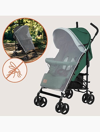 Poussette canne compacte LIONELO Elia - Légère - 6-36 mois - Moustiquaire incluse