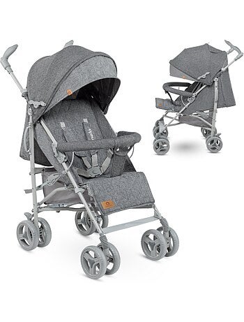 Poussette canne compacte LIONELO Irma - 6-36 mois - Moustiquaire inclus - Léger - Amortisseurs avant