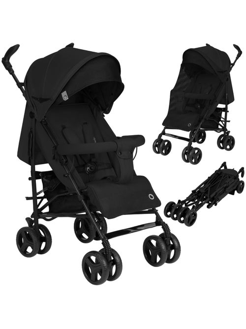 Poussette canne compacte LIONELO Irma - 6-36 mois - Moustiquaire inclus - Léger - Amortisseurs avant - Kiabi Poussette canne compacte LIONELO Irma - 6-36 mois - Moustiquaire inclus - Léger - Amortisseurs avant - Kiabi