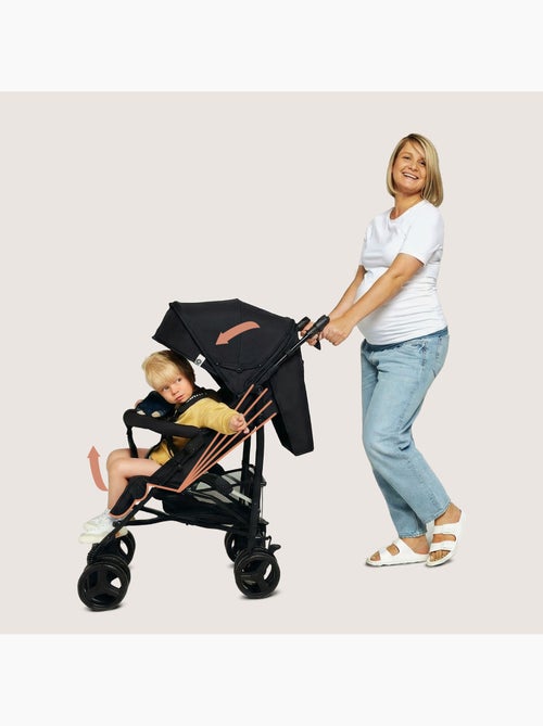 Poussette canne compacte LIONELO Irma - 6-36 mois - Moustiquaire inclus - Léger - Amortisseurs avant - Kiabi Poussette canne compacte LIONELO Irma - 6-36 mois - Moustiquaire inclus - Léger - Amortisseurs avant - Kiabi