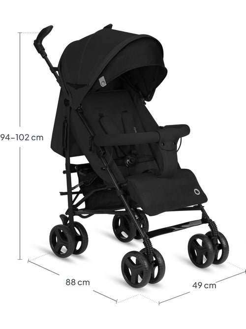 Poussette canne compacte LIONELO Irma - 6-36 mois - Moustiquaire inclus - Léger - Amortisseurs avant - Kiabi Poussette canne compacte LIONELO Irma - 6-36 mois - Moustiquaire inclus - Léger - Amortisseurs avant - Kiabi
