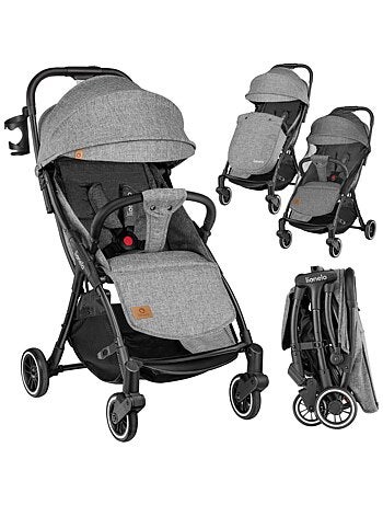 Poussette canne compacte LIONELO Julie One - Jusqu'à 22 Kg - Légère & pliable - Accessoires