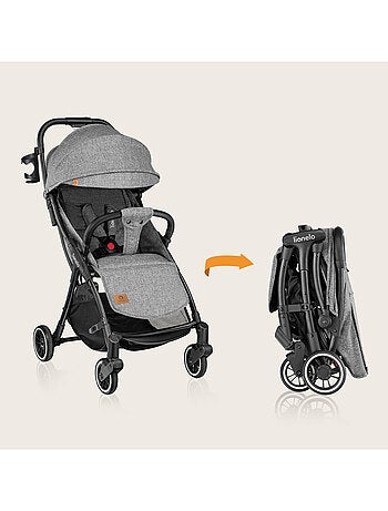 Poussette canne compacte LIONELO Julie One - Jusqu'à 22 Kg - Légère & pliable - Accessoires