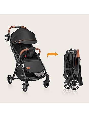 Poussette canne compacte LIONELO Julie One - Jusqu'à 22 Kg - Légère & pliable - Accessoires
