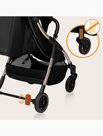 Poussette canne compacte LIONELO Julie One - Jusqu'à 22 Kg - Légère & pliable - Accessoires