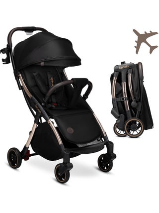 Poussette canne compacte LIONELO Julie One - Jusqu'à 22 Kg - Légère & pliable - Accessoires