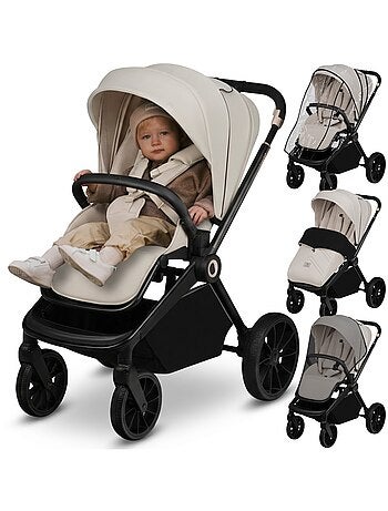 Poussette canne compacte LIONELO Mika Plus - Jusqu'à 22 kg - Légère & pliable - Accessoires