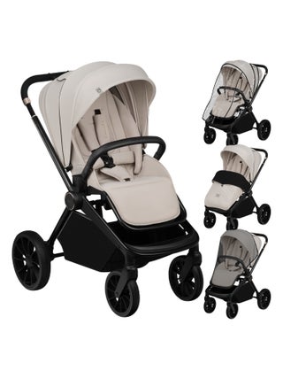 Poussette canne compacte LIONELO Mika Plus - Jusqu'à 22 kg - Légère & pliable - Accessoires