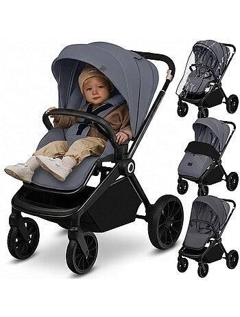Poussette canne compacte LIONELO Mika Plus - Jusqu'à 22 kg - Légère & pliable - Accessoires