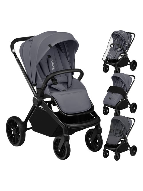 Poussette canne compacte LIONELO Mika Plus - Jusqu'à 22 kg - Légère & pliable - Accessoires - Kiabi