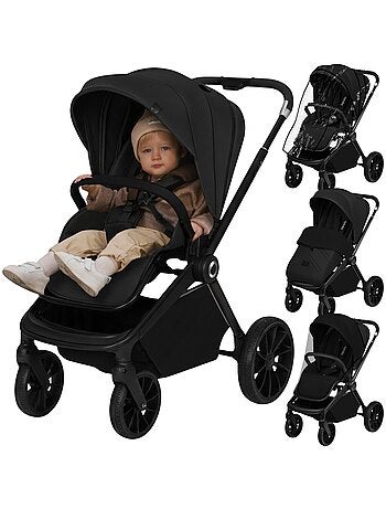 Poussette canne compacte LIONELO Mika Plus - Jusqu'à 22 kg - Légère & pliable - Accessoires