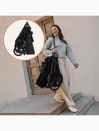 Poussette canne compacte LIONELO Mika Plus - Jusqu'à 22 kg - Légère & pliable - Accessoires