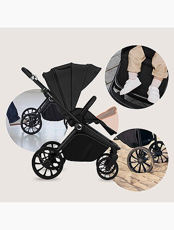 Poussette canne compacte LIONELO Mika Plus - Jusqu'à 22 kg - Légère & pliable - Accessoires