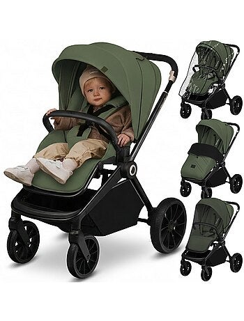 Poussette canne compacte LIONELO Mika Plus - Jusqu'à 22 kg - Légère & pliable - Accessoires