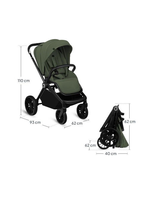 Poussette canne compacte LIONELO Mika Plus - Jusqu'à 22 kg - Légère & pliable - Accessoires - Kiabi