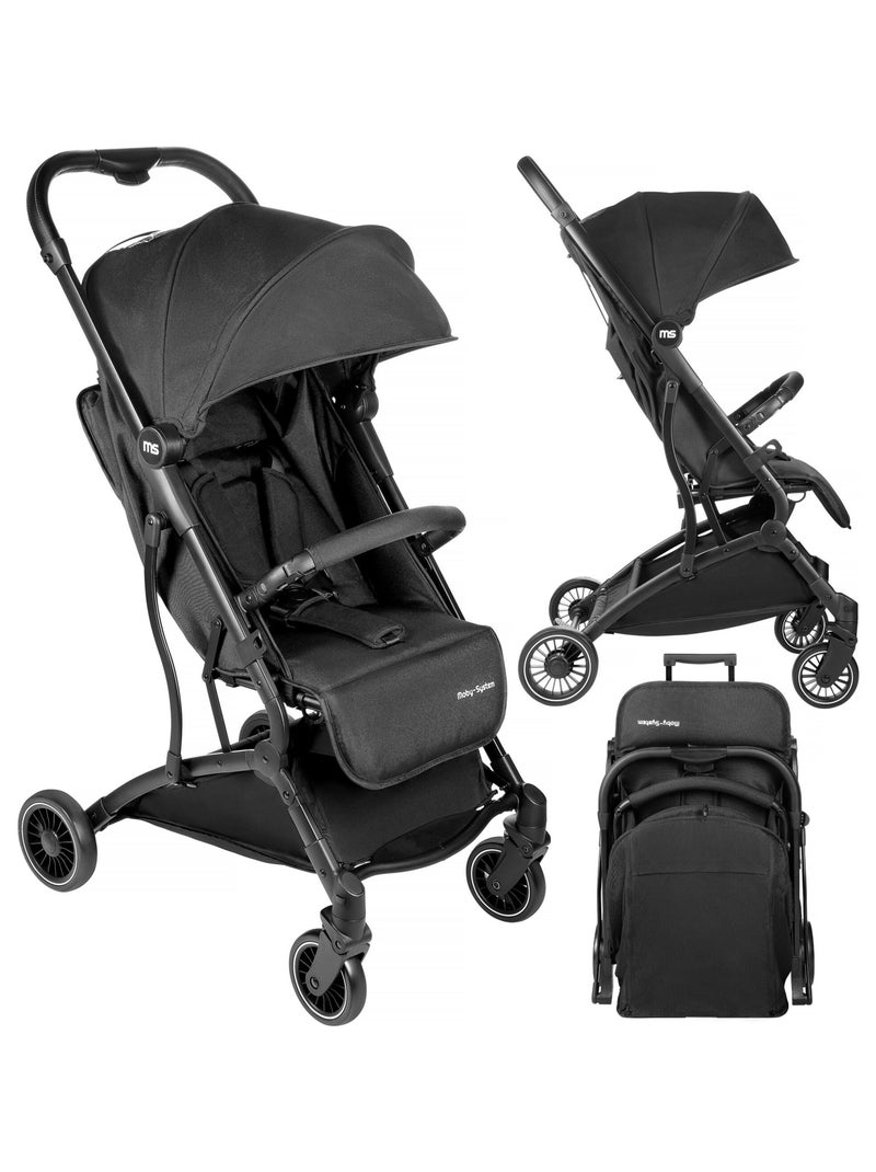 Poussette Canne Enfant 6-36 mois Poussette Pliable en Valise, Habillage Pluie, Légère N/A - Kiabi