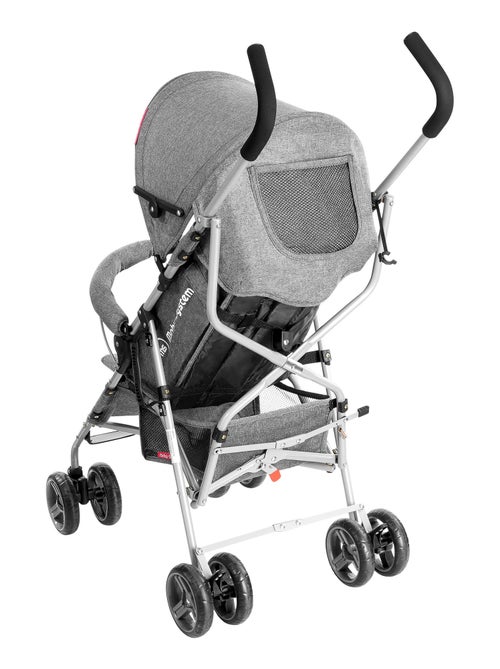 Poussette Canne Plaible Légère, Poussette Bébé 14kg max, Double Roues Pivotantes en Mousse - Kiabi
