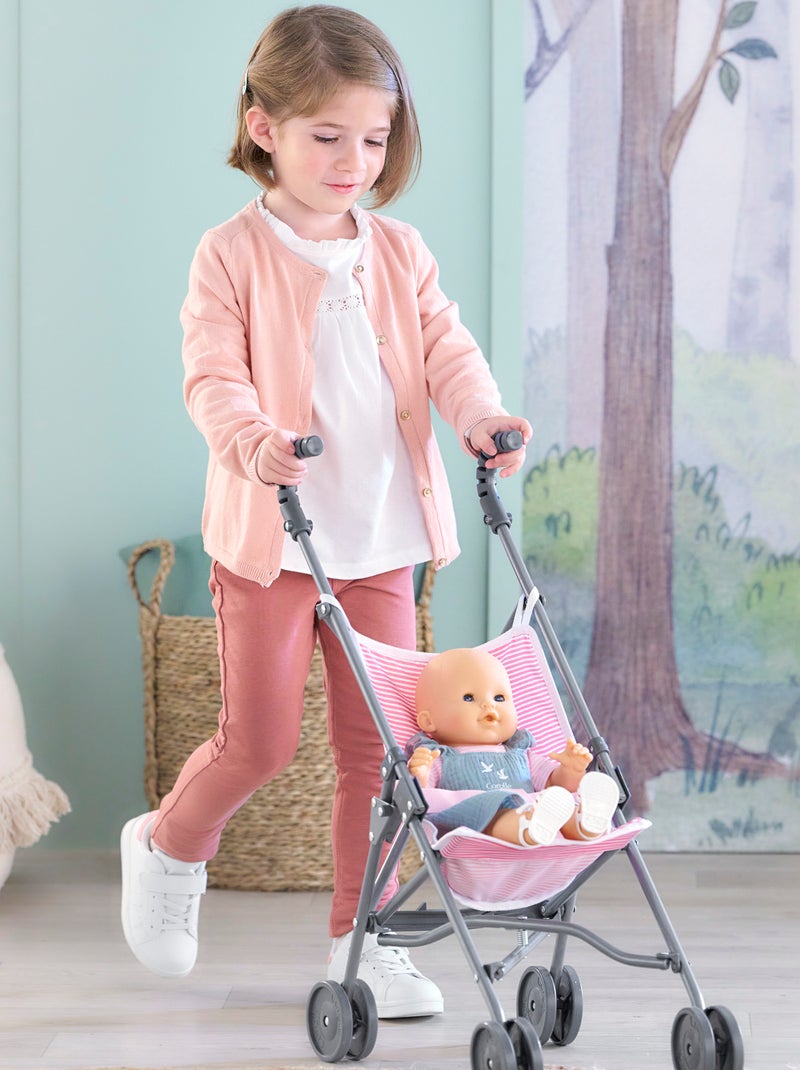 Poussette Canne Rose pour poupon 36/42/52 cm Rose - Kiabi