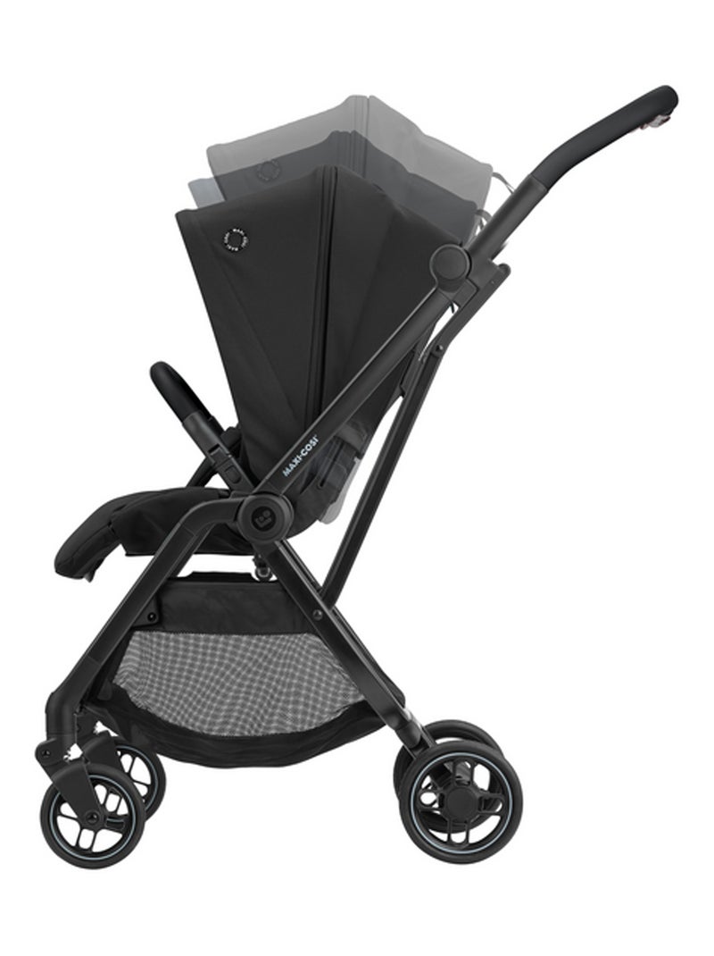 Poussette citadine ultra compacte Leona Noir - Kiabi