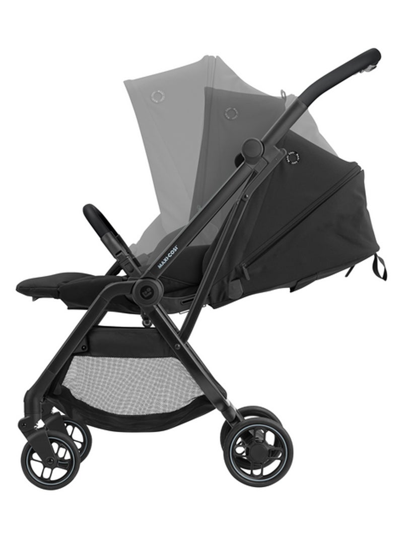 Poussette citadine ultra compacte Leona Noir - Kiabi