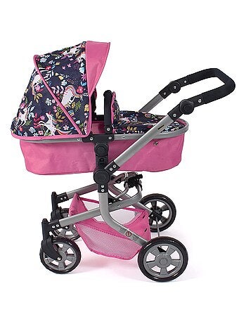 Poussette combinée 2 en 1 Mika Licorne pour poupée