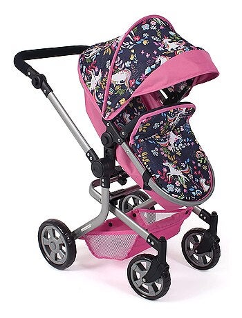 Poussette combinée 2 en 1 Mika Licorne pour poupée