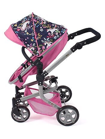 Poussette combinée 2 en 1 Mika Licorne pour poupée