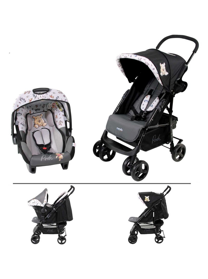 Poussette Combinée 2 En 1 Texas + Siège Beone (grp 0+) - Winnie Beige - Kiabi