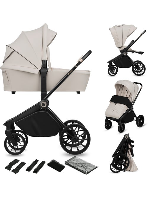 Poussette combinée 2en1 LIONELO Mika Plus - Pack poussette, Nacelle - Accessoires - Kiabi Poussette combinée 2en1 LIONELO Mika Plus - Pack poussette, Nacelle - Accessoires - Kiabi