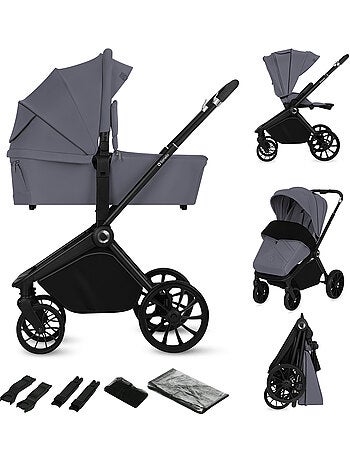 Poussette combinée 2en1 LIONELO Mika Plus - Pack poussette, Nacelle - Accessoires