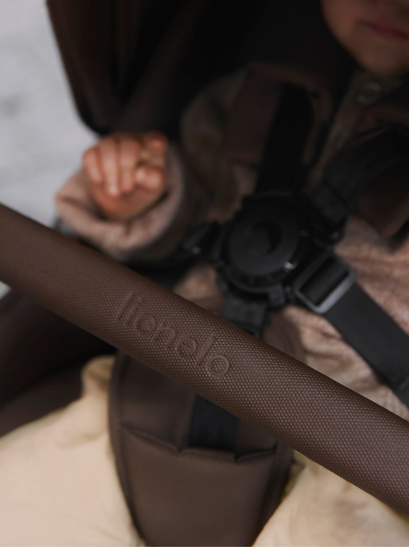 Poussette combinée 2en1 LIONELO Mika Plus - Pack poussette, Nacelle - Accessoires Marron chocolat - Kiabi