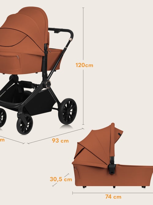 Poussette combinée 2en1 LIONELO Mika Plus - Pack poussette, Nacelle - Accessoires - Kiabi Poussette combinée 2en1 LIONELO Mika Plus - Pack poussette, Nacelle - Accessoires - Kiabi