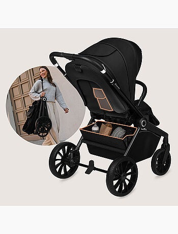 Poussette combinée 2en1 LIONELO Mika Plus - Pack poussette, Nacelle - Accessoires