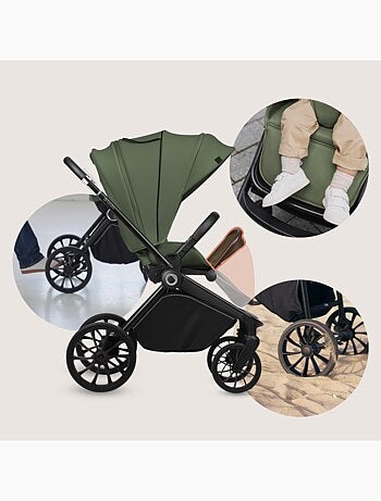 Poussette combinée 2en1 LIONELO Mika Plus - Pack poussette, Nacelle - Accessoires